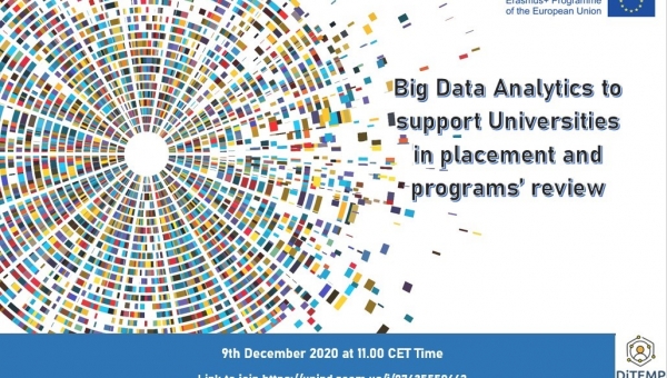 Big Data Analytics to support Universities in placement and programs’ review | University of Padova Online Webinar 9/12, 11:00 (CET)